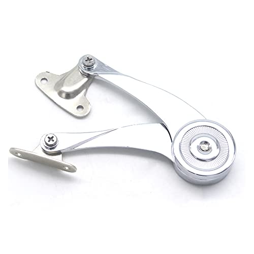 Deckelscharnier, verstellbarer Deckelhalter, Soft-Close-Scharniere, Zinklegierung, Verlangsamungspuffer für Spielzeugkiste, Küchenschrank, Kleiderschrank (2 Stück) von SagaSave