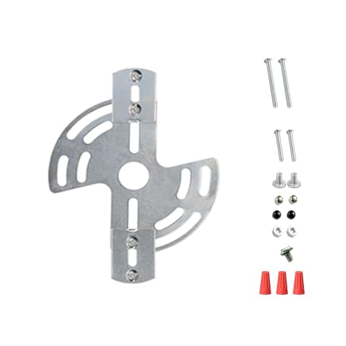 Einstellbar Deckenleuchte Montagewinkel Set, Deckenleuchte Platte aus Stahl, Crossbar Hardware Beleuchtung Befestigung Halterung von SagaSave