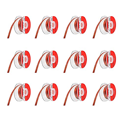 Entlötdraht, 12 Stück 1,5m Löten Rot 3,0mm Docht Entlöten Braid Draht Solder Remover Tool Solder Remover Kit für Entlöten von SagaSave