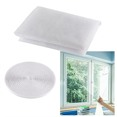 Fliegengitter Fenster, 1.2 M x 1.2 M Unsichtbares Moskitonetze Mückennetz Fensternetz mit Selbstklebeband Fliegengitter Fenster, 1.2 M x 1.2 M Unsichtbares Moskitonetze Mückennetz Fensternetz mit Selbstklebeband von SagaSave