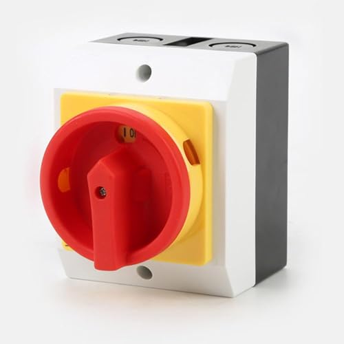IP65 Industrieller Drehisolator, 32A 380V Gehäuse Outdoor Wetterfester Elektrokasten Drehschalter Ausschalter von SagaSave