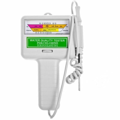 PH Chlor Messgerät Wassertester für Schwimmbad, Digital Wassertestgerät Chlormessgerät Wasserprüfgerät für Pool Aquarium Spa von SagaSave