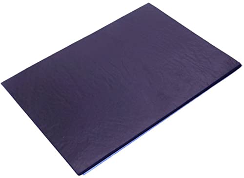 SagaSave 100 Blatt A5 blaues Kohlepapier Graphit-Transfer-Transparentpapier für Metall, Holz, Papier, Leinwand (12,75 x 18,5 cm) von SagaSave