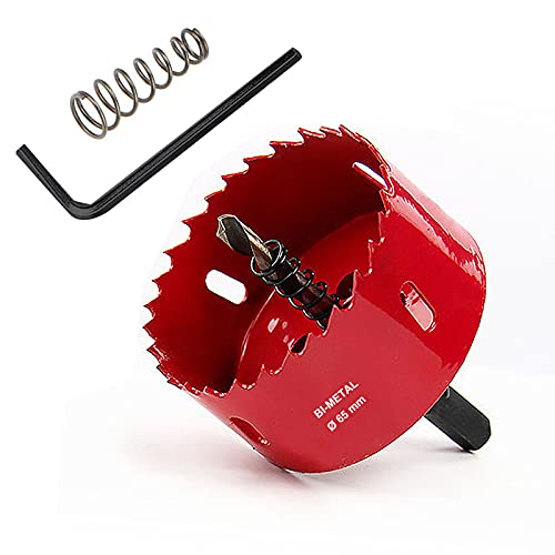 SagaSave 65mm M42 HSS Bimetall-Lochsäge, Lochöffner-Bohrer mit positiven Rechenzähnen für Metall, Holz, Eisen, Aluminium, Trockenbau, Rohr, Kunststoff, Faserplatten SagaSave 65mm M42 HSS Bimetall-Lochsäge, Lochöffner-Bohrer mit positiven Rechenzähnen für Metall, Holz, Eisen, Aluminium, Trockenbau, Rohr, Kunststoff, Faserplatten von SagaSave