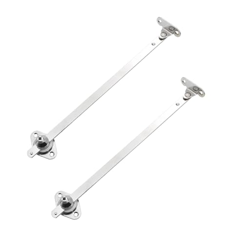 Schrank Abwärts Stützstange Scharniere, Schranktür Lid Stay Support Hinge, Möbel Hardware für Schrank Garderobe, 2er-Pack [8 zoll] von SagaSave