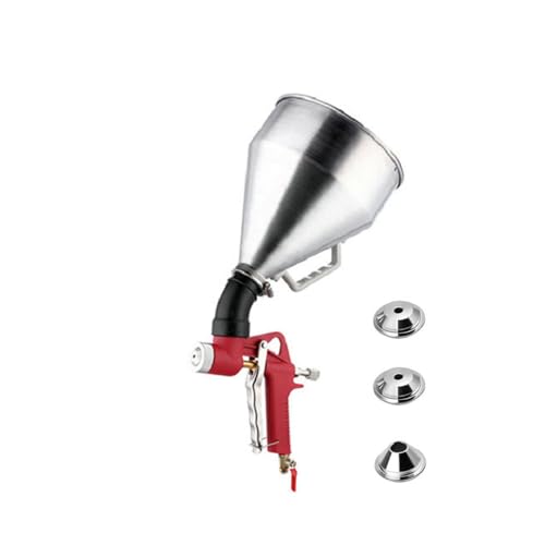 Trockenbau-Textur-Spritzpistole, 6-Liter-Luftsprühpistole, Texturwerkzeug mit 4/6/8 mm Düsen für Decken-Wandputzer, Ellenbogen, Silber Trockenbau-Textur-Spritzpistole, 6-Liter-Luftsprühpistole, Texturwerkzeug mit 4/6/8 mm Düsen für Decken-Wandputzer, Ellenbogen, Silber von SagaSave