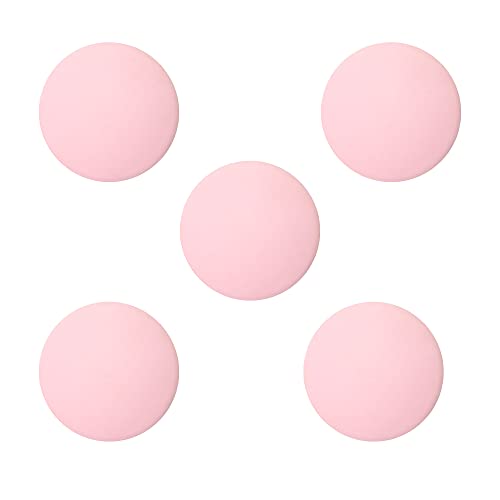 Türstopper-Set, Silikon-Wand-Türstopper, Stoßstangen, selbstklebend, Türknauf, Griffschutz für Zuhause und Büro, Rosa, 5 Stück von SagaSave