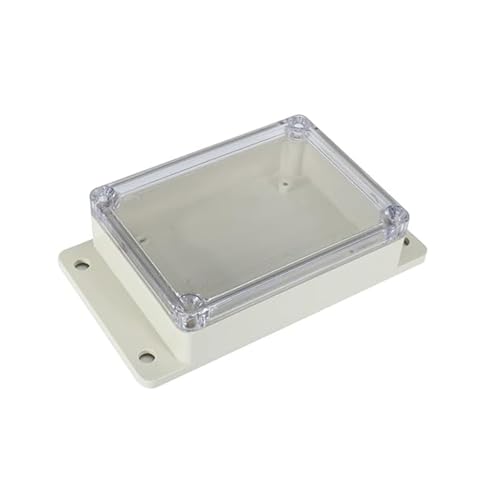 Wasserdicht Abzweigdose, ABS Elektrische Projektbox Gehäuse Instrumentenkoffer DIY für elektronische Projekte, Netzteile Grau/Transparent Wasserdicht Abzweigdose, ABS Elektrische Projektbox Gehäuse Instrumentenkoffer DIY für elektronische Projekte, Netzteile Grau/Transparent von SagaSave