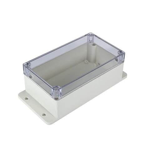 Wasserdicht Abzweigdose, ABS Elektrische Projektbox Gehäuse Instrumentenkoffer DIY für elektronische Projekte, Netzteile Grau/Transparent Wasserdicht Abzweigdose, ABS Elektrische Projektbox Gehäuse Instrumentenkoffer DIY für elektronische Projekte, Netzteile Grau/Transparent von SagaSave