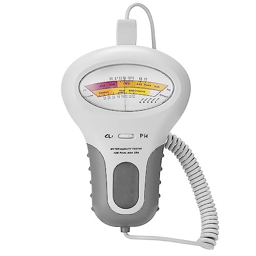 Wasserqualitätstester, Digitaler Spa-Whirlpool-Analysator, 2-In-1-Ph- Und Cl2-Tester, FÜLlstandstester, Wasserqualitätsmessgerät FÜR Schwimmbad-Spa-WasserqualitätsÜBerwachung Wasserqualitätstester, Digitaler Spa-Whirlpool-Analysator, 2-In-1-Ph- Und Cl2-Tester, FÜLlstandstester, Wasserqualitätsmessgerät FÜR Schwimmbad-Spa-WasserqualitätsÜBerwachung von SagaSave
