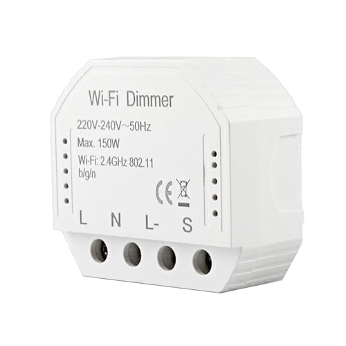 SagaSave WiFi Smart Lichtschalter Modul, Weiß, 2-Wege, 150 W, 220 V, AUF-AUF-AN, WLAN, Kunststoff, Metallkontakt, Sprach- & App-Steuerung SagaSave WiFi Smart Lichtschalter Modul, Weiß, 2-Wege, 150 W, 220 V, AUF-AUF-AN, WLAN, Kunststoff, Metallkontakt, Sprach- & App-Steuerung von SagaSave