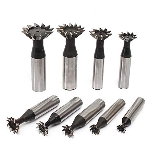 Zylinderschaft Zweischneidiger Schwalbenschwanzschlitzfräser Schaftfräser Winkelfräser HSS - 30mm*60° von SagaSave