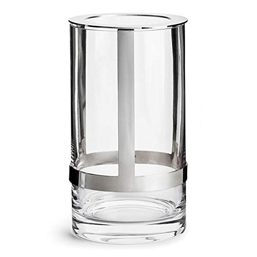 Sagaform Hold vase medium, Silver H 150 mm (Glas) D 145 von Sagaform