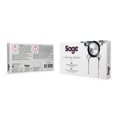 Sage Appliances SEC250 Espresso Cleaning Tablets Reinigungstablette, 8 Stück (1er Pack) von Sage