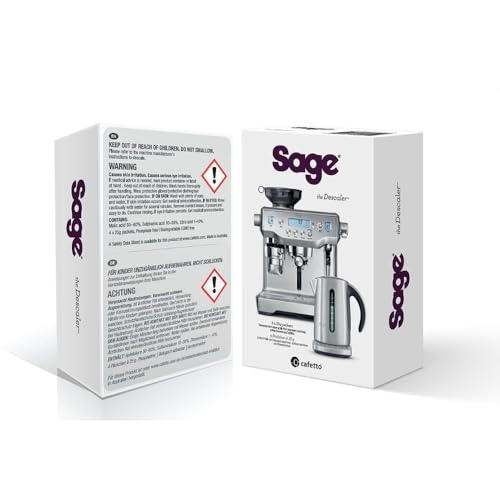 Sage - Descaler - Entkalker für Sage Kaffeemaschinen und Wasserkocher - 4er Packung von Sage