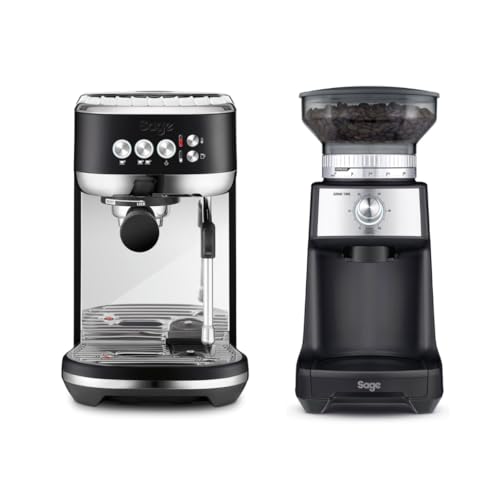 Sage The Bambino Plus Kaffeemaschine & Dose Control Pro Kaffeemühle – Espressomaschine mit Milchaufschäumer & 60 Mahleinstellungen – Kombipaket – Schwarzer Trüffel Sage The Bambino Plus Kaffeemaschine & Dose Control Pro Kaffeemühle – Espressomaschine mit Milchaufschäumer & 60 Mahleinstellungen – Kombipaket – Schwarzer Trüffel von Sage