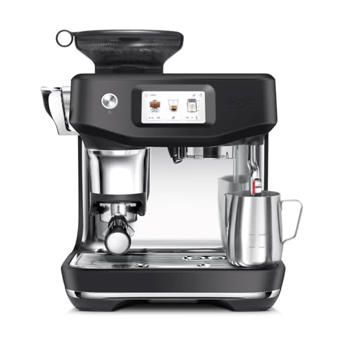 Sage - The Barista Touch Impress - Kaffeemaschine von Bohne zu Tasse mit Mahlwerk, Milchaufschäumer und Cold Brew Funktion - Schwarzer Trüffel Sage - The Barista Touch Impress - Kaffeemaschine von Bohne zu Tasse mit Mahlwerk, Milchaufschäumer und Cold Brew Funktion - Schwarzer Trüffel von Sage