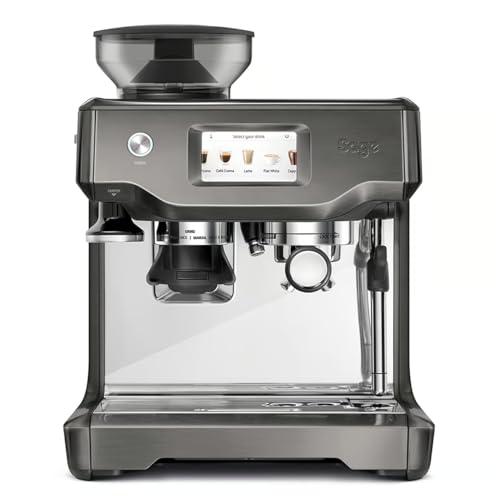 Sage - The Barista Touch - Kaffeevollautomat mit automatischem Milchaufschäumer - Schwarzer Edelstahl von Sage