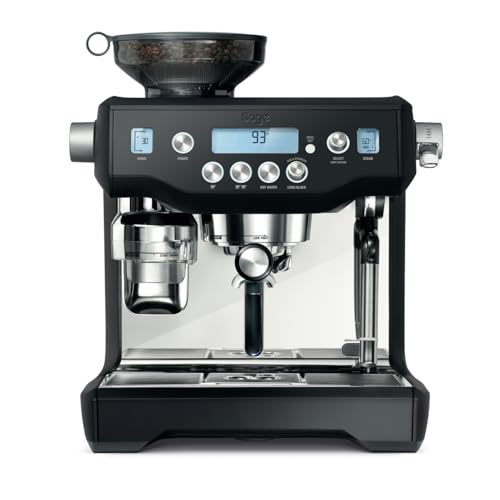 Sage - The Oracle - Kaffeevollautomat mit manuellem und automatischem Milchaufschäumer - Schwarzer Trüffel von Sage