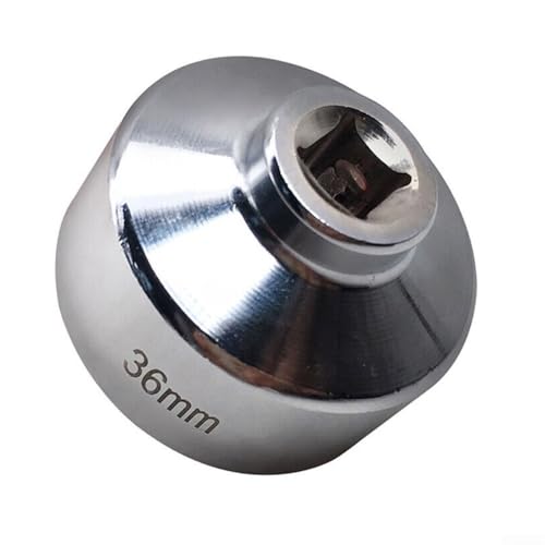 36 mm Steckschlüssel-Werkzeug zum Entfernen von Ölfilterkappen, 6-Punkt-Design mit 3/8-Zoll-Antrieb, Low-Profile-Zugang für enge Räume von SageFurned