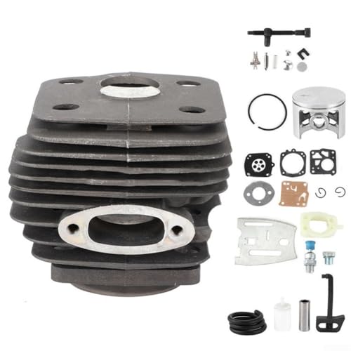 54 mm Zylinderkolben-Set für 288XP 181 281 Kettensägen, kompatibel mit 503506301 503907471, inklusive Ansaugstutzen und Dekompressionsventil 54 mm Zylinderkolben-Set für 288XP 181 281 Kettensägen, kompatibel mit 503506301 503907471, inklusive Ansaugstutzen und Dekompressionsventil von SageFurned