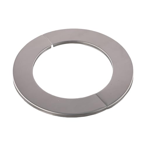 Edelstahl-Rohrabdeckung für Gas-Durchlauferhitzer und Ofenanschlussrohre mit Abreißfolie und geteiltem Design für unkomplizierte Installation (90 mm) von SageFurned