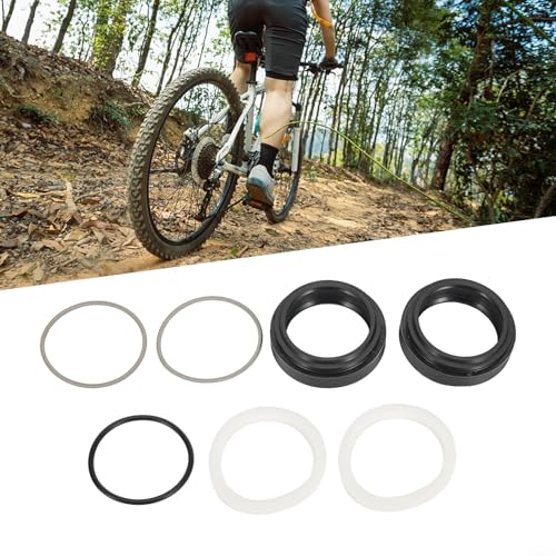 Fahrradgabel-Staubdichtungs-Set für Fox für Rockshox für Manitou, Federgabeldichtung vorne mit Schwamm-Federspule für Mountainbike-Komponenten, MTB-Fahrradteile, schwarz (35 x 47 mm) von SageFurned