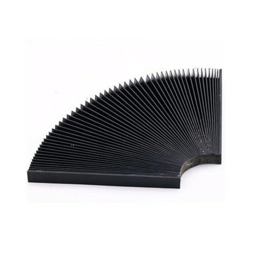 Fräsmaschine schützend, flach, flexible CNC-Fräsmaschine, schützende Flachfräsmaschine, flexibler Schutz, Staubtuch, Akkordeon-Balgabdeckungswerkzeug (165 mm) von SageFurned