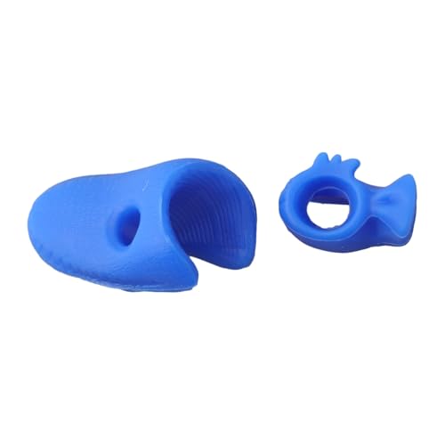 Geigenbogen-Griff, Gummi-Violinen-Haltungskorrektur, Greif-Bogen-Pose, Orthesen für Anfänger-Training, allgemeines Zubehör, 5,5 x 3,5 cm (blau) von SageFurned