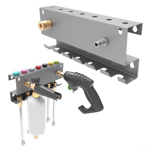 Hochdruckreiniger Pistolenhalter Wandmontage Unterlegscheibe Guning Holder Metall Hochdruckreiniger Halter Wandhalterung für Düsenspitzen und Schaumkanonen Hochdruckreiniger Pistolenhalter Wandmontage Unterlegscheibe Guning Holder Metall Hochdruckreiniger Halter Wandhalterung für Düsenspitzen und Schaumkanonen von SageFurned