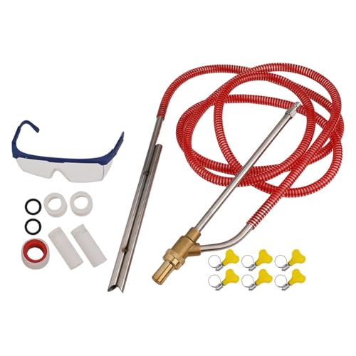 Hochdruckreiniger-Sandstrahl-Set, 2,5 m Schlauch, 4 Düsen, 5000 PSI Hochdruck-Sandstrahler-Set mit Stäben zur Entfernung von Rostfarbe Hochdruckreiniger-Sandstrahl-Set, 2,5 m Schlauch, 4 Düsen, 5000 PSI Hochdruck-Sandstrahler-Set mit Stäben zur Entfernung von Rostfarbe von SageFurned