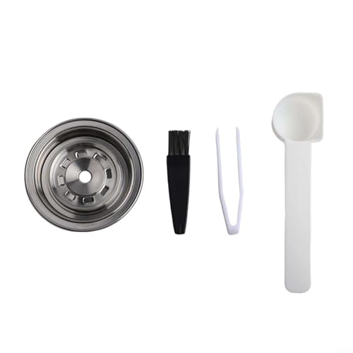 Kaffeekapsel-Adapter aus Edelstahl, passend für ENV135 und für GCA1-Maschinen für einfache Verwendung (40 ml) von SageFurned