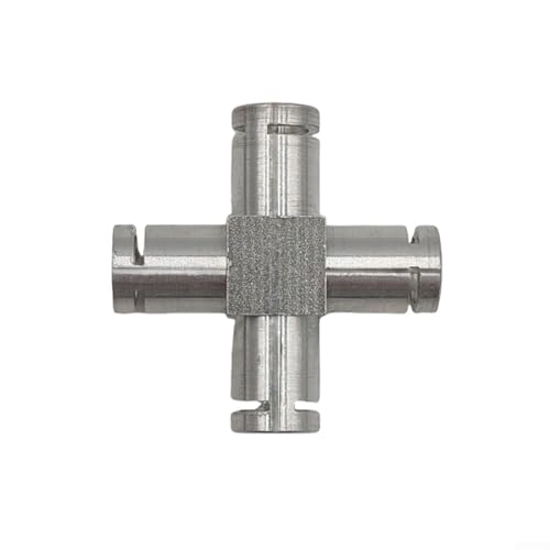 Kaffeemaschinen-Anschluss Aluminium Zwei-Wege-Dreiwege-Schnittstellen-Zubehör für verbesserte Brühleistung (Aluminium X) von SageFurned