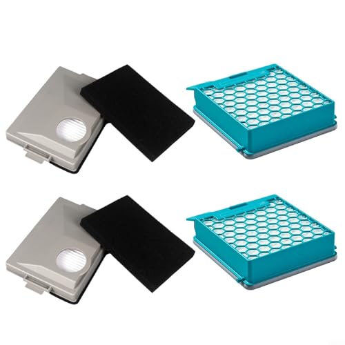 Kohlefilter für Miele Staubsauger kompatibel mit Blizzard CX1 Boost CX1 Cat & Dog HEPA und Feinstaubfilter Set Ersatz für 11639240 SF-HY 60 11639250 CX-FSF 2 Pack (2 Sets) von SageFurned