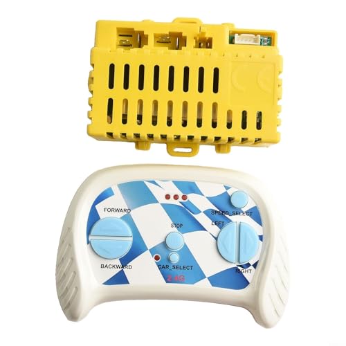 Kompatibler 24 V 5-poliger Steuerbox-Empfänger mit Fernbedienung für Kinder Elektroauto (komplettes Set) von SageFurned