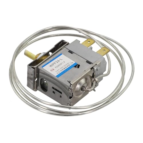 Mechanischer Thermostat-Temperaturregler aus Metall für Kühlschränke WDF18 WDF19 kompatibel mit Vitrinen und Getränkekühlern (D) von SageFurned