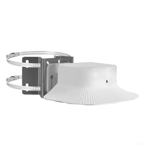 Metall-Wand-Eck-Halterung, Schutzgehäuse, wetterfeste Abdeckung mit Installations-Hardware für Eufy SoloCam S340 Kamera (weiß) von SageFurned
