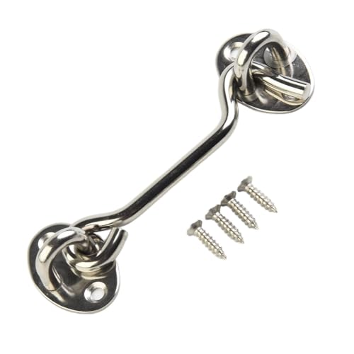 Öse aus Edelstahl für Türen, perfekt für Schuppen und Gartentore, Design (25,4 cm) von SageFurned