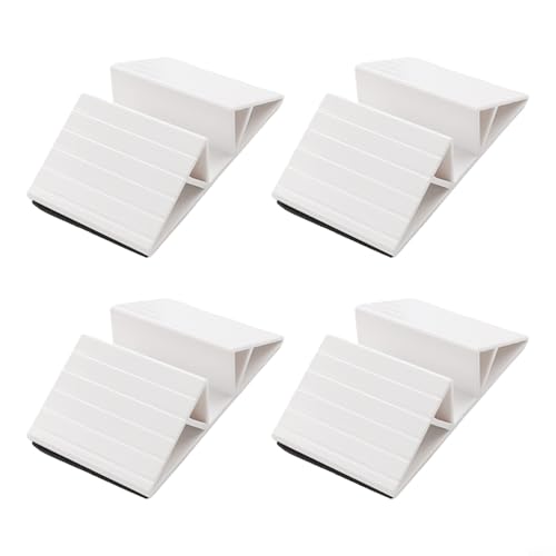 Pet Gate Fence Support Feet, Support Feet for Pet Gate, Plastic Triangle Isolation Fence Reinforcement Accessories, Freestanding Dog Gate Fence Panel Self Bottom (4pcs) von SageFurned
