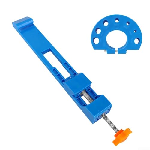 Professionelle verstellbare Führungsschiene für Kreissägen, präzises Schneiden von Holz, Fliesen, Marmor, schnelle Einrichtung, sichere Verriegelung, leicht (blau) von SageFurned