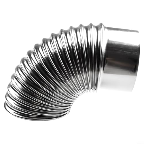 Rauchrohr-Regenschutzkappe für Öfen und Kamine, Zubehör für effektive Belüftung (100 mm) von SageFurned