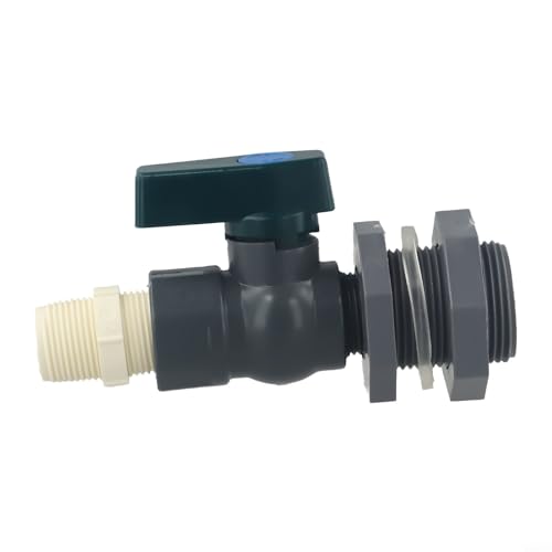 Regenwasser-Management-Set, PVC-Kugelhahn und Zapfhahn für effiziente Gartenbewässerung von SageFurned