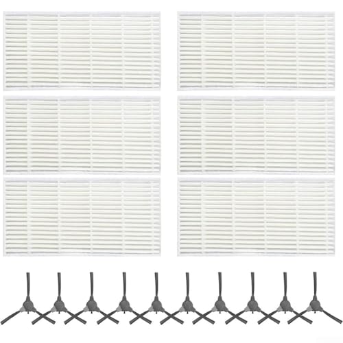 Roboter-Staubsauger-Ersatzteile für ROPVACNIC A1 Seitenbürste und Filter-Kit für Eckenreinigung und Staubfang-Zubehör-Set (B) von SageFurned