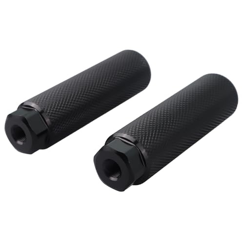 Robuste Aluminium-Legierung, rutschfeste Füße für Mountainbikes, passend für 3/8-Zoll-Achsen (schwarz) von SageFurned