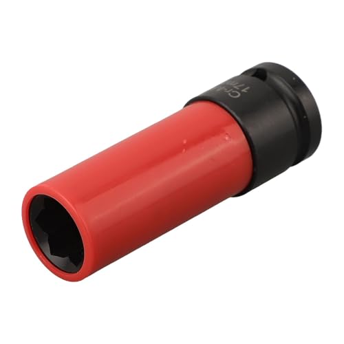 S-Serie Radsicherungsmutter-Entfernungs-Steckschlüssel, 17 mm, 21 mm, professionelles Auto-Radmutter-Steckschlüssel-Werkzeug mit 1/2-Zoll-Antrieb, Metallkonstruktion (17 mm) von SageFurned