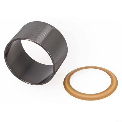 SageFurned 2 Stück Luftkompressor-Zylinder-Kolbenring-Set, 63,5–69 mm, ölfreier Gummi-Ersatz für 550 W-1600 W Modelle, schwarz (für 1500 W) von SageFurned