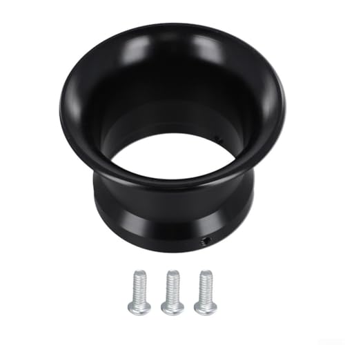 SageFurned 55 mm Vergaser-Luftfilter, Windbecher, Aluminiumlegierung, Ansaugkomponente, kompatibel mit OKO 24–30 mm und für Keihin Motorradvergaser, passend für ATV, UTV, Dirtbike-Modelle (schwarz) von SageFurned