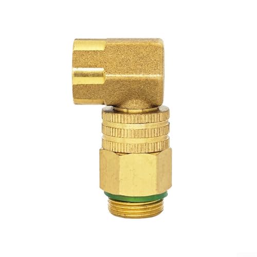 SageFurned 90 Grad gebogener Düsenanschluss für Gartensprüher und landwirtschaftliche Geräte, Kupfer-Schnellverbindungsdüse (4 Punkte) von SageFurned