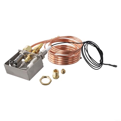 SageFurned 900 mm Thermoelement Pilotbrenner Montagesatz aus Edelstahl für Propangas-Kamine Feuerstellen im Freien Heizungen inkl. Zünddraht und Gas-Sammelbox SageFurned 900 mm Thermoelement Pilotbrenner Montagesatz aus Edelstahl für Propangas-Kamine Feuerstellen im Freien Heizungen inkl. Zünddraht und Gas-Sammelbox von SageFurned