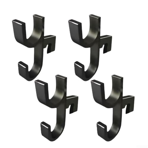 SageFurned Auto Regenschirm Haken Clip 4er Set für Kofferraum Organisation, werkzeuglose Installation ohne Schütteln oder Lärm, stabiles Schwarz für PLA Innenteil kompatibel mit den meisten Autos von SageFurned